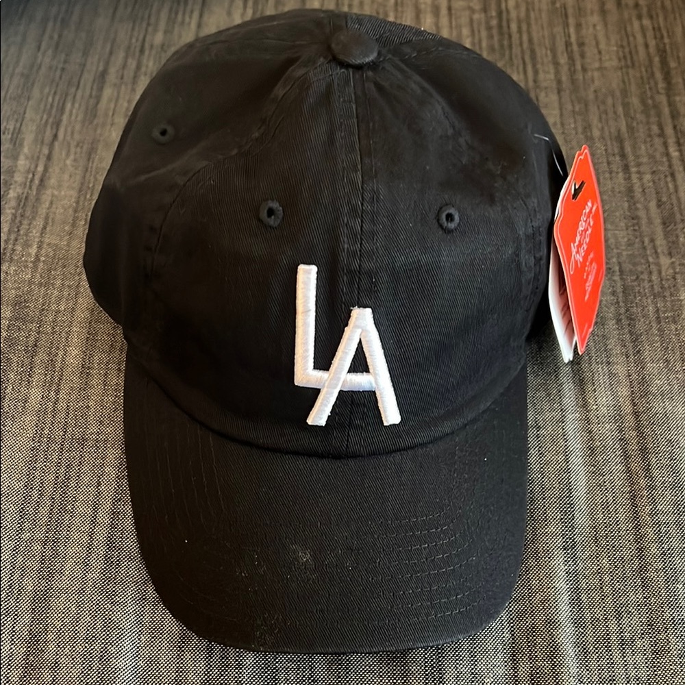 American Needle Black LA Hat